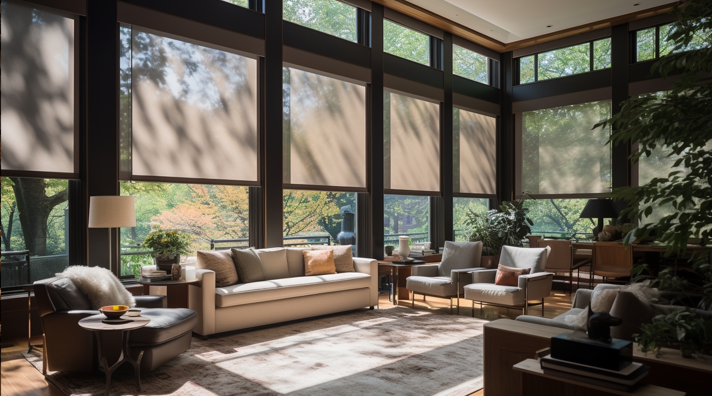 Motorized blinds installation process in a spacious private house of Philadelphia2
