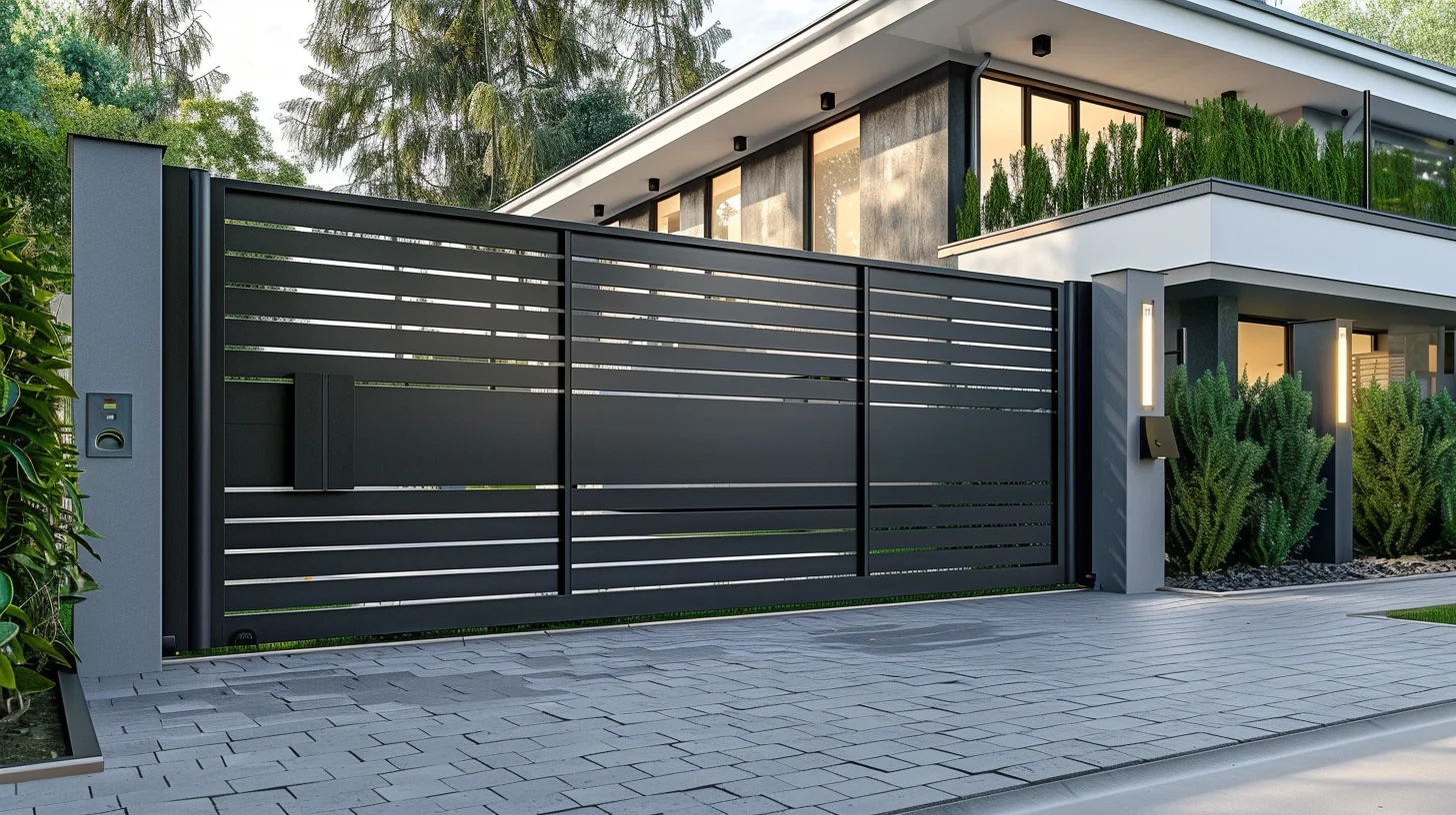 Tan4ella Wide automatic sliding gate with remote control. ffade26d e93a 4a0c 9530 d7d4f0c650c9